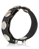 COLT Leather C/B Strap Adjustable 5 Snap Cock Ring - Black