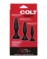 Colt Silicone Anal Trainer Kit (set of 3) - Black