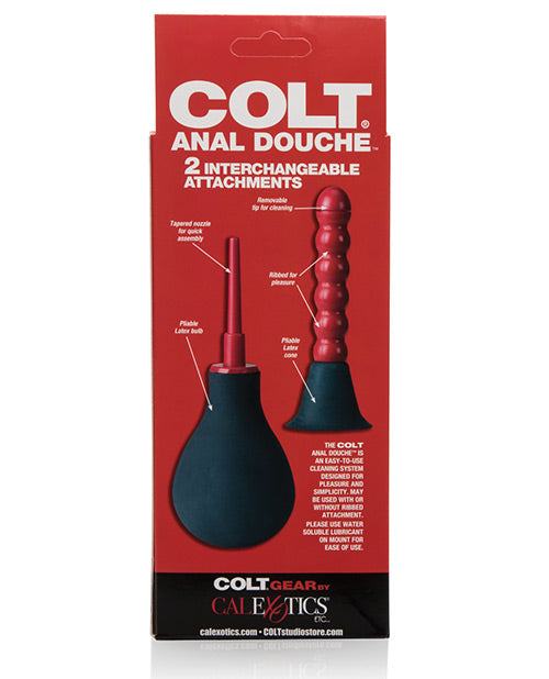 COLT Anal Douche - Black and Red