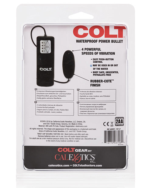 COLT Power Bullet with Wired Remote Control - Black