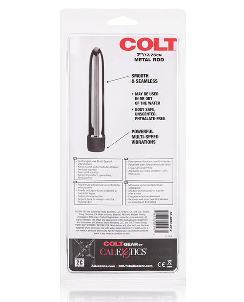 COLT Metal Rod Vibrator - Silver