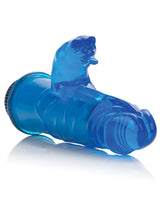 Crystal Playmate Dual Vibrating Rabbit Vibrator - Blue