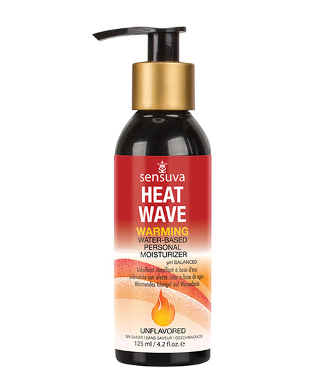 Sensuva Warming Water-Based Personal Moisturizer - Heat Wave 4 oz