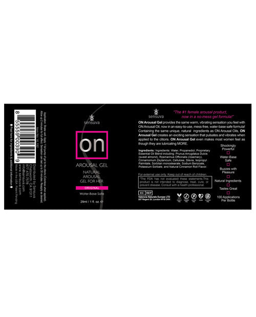 ON for Her Arousal Gel Original - 1 oz