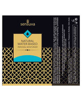 Sensuva Natural Water Based Lubricant 4oz