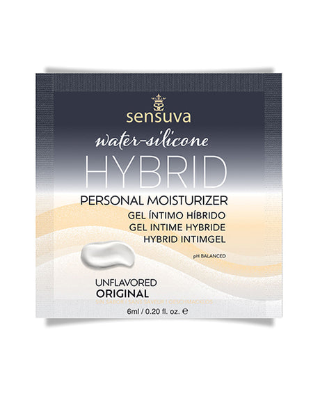 Sensuva Hybrid Personal Moisturizer Single Use Packet - 6 ml Unscented