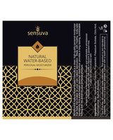 Sensuva Natural Water Based Personal Moisturizer Strawberry Flavored Lubricant 4oz