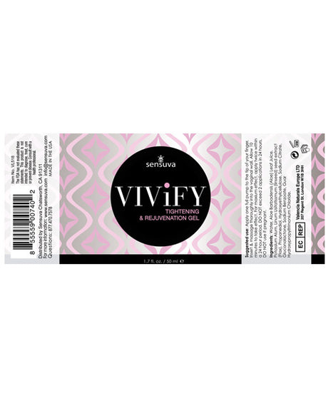 Sensuva Vivify Tightening Gel - 1.7 oz