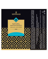 Sensuva Natural Water Based Unflavored Lubricant 1.93oz