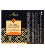 Sensuva Natural Water Based Orange Creamsicle Flavored Lubricant 4.23oz