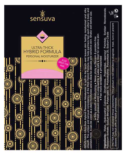 Sensuva Ultra Thick Hybrid Personal Moisturizer - 3.38 oz Cotton Candy