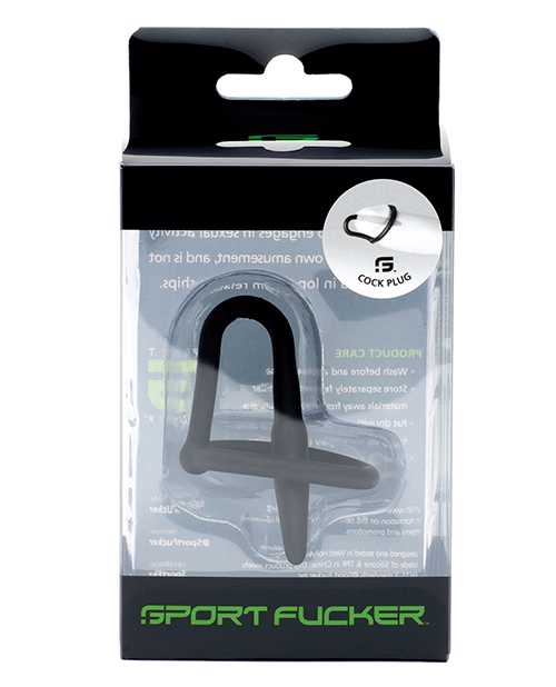 Sport Fucker Cock Plug - Black