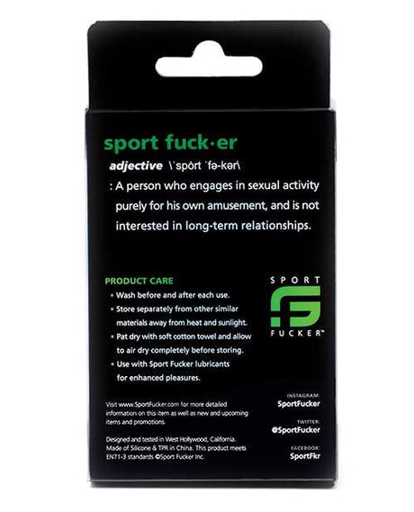 Sport Fucker Cock Plug - Black