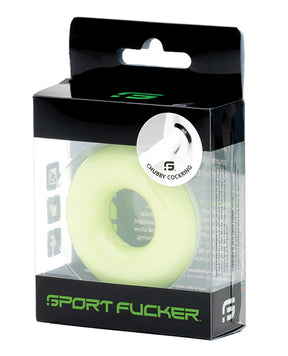 NO ETA =Sport Fucker Chubby Cockring - Glow