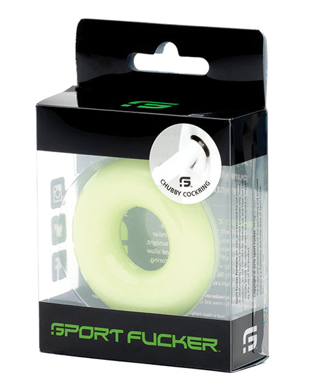 NO ETA =Sport Fucker Chubby Cockring - Glow