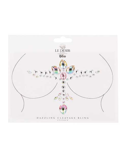Shots Bliss Dazzling Cleavage Bling Sticker O/S