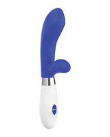 Shots Luminous Achilles Silicone 10 Speed Rabbit Vibrator - Royal Blue