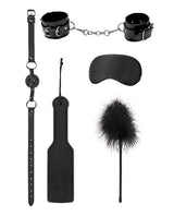 Ouch! Kits Introductory Bondage Kit #4 (5 piece kit) - Black