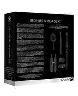 Ouch! Kits Beginners Bondage Kit 6pc - Black