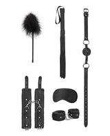 Ouch! Kits Beginners Bondage Kit 6pc - Black