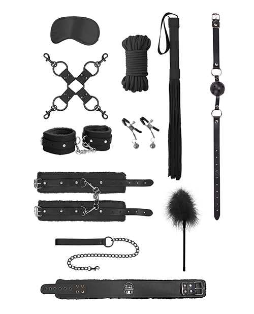 Ouch! Intermediate Bondage Kit - Black