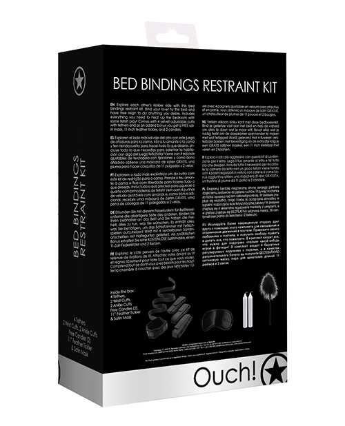 Ouch! Bed Bindings Restraint Kit - Black