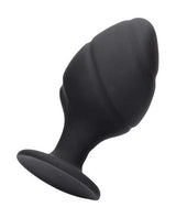 Shots Ouch Swirled Butt Plug Set - Black