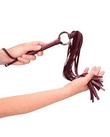 Shots Ouch Halo Flogger - Burgundy