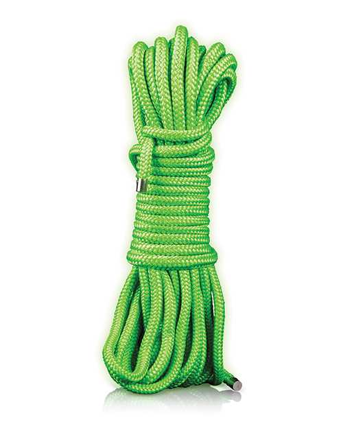 Ouch Rope 10m/16 Strings Glow in the Dark - Green