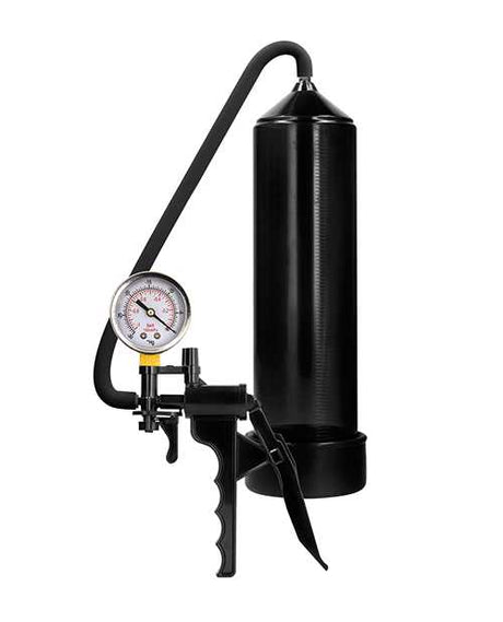 Pumped Lite Beginners Pump with PSI Gage - Black