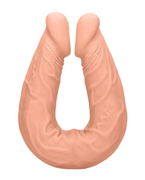 RealRock Skin Realistic Double Dildo 14in - Vanilla