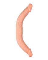 RealRock Skin Realistic Double Dildo 18in - Vanilla