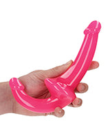 RealRock Strapless Strap-On Glow in the Dark Dildo 6in - Pink