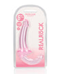 Shots RealRock Crystal Clear 6" Strapless Strap-On - Pink