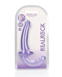 Shots RealRock Crystal Clear 6" Strapless Strap-On - Purple