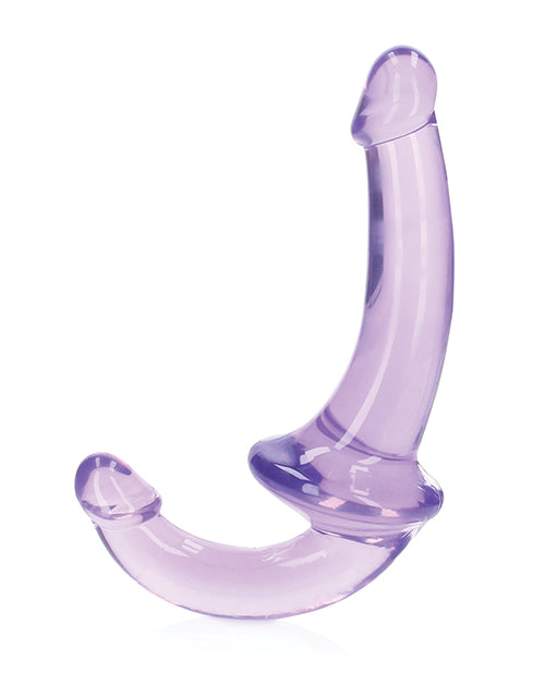 RealRock Crystal Clear Strapless Strap-On 6 - Purple