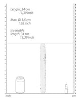 RealRock Crystal Clear Double Dong 13in - Clear