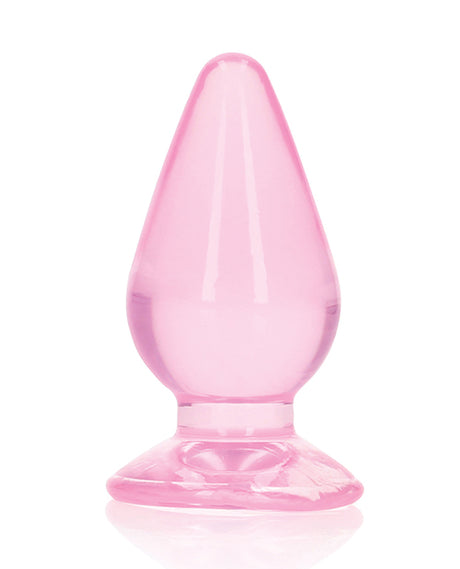 RealRock Crystal Clear Anal Plus 3.5in - Pink