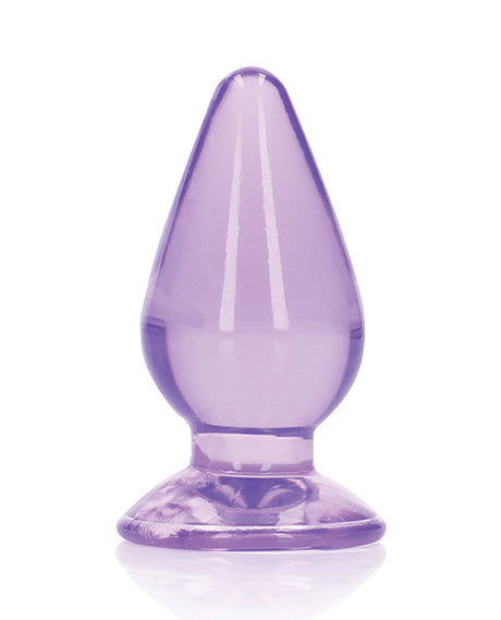 RealRock Crystal Clear Anal Plus 3.5in - Purple