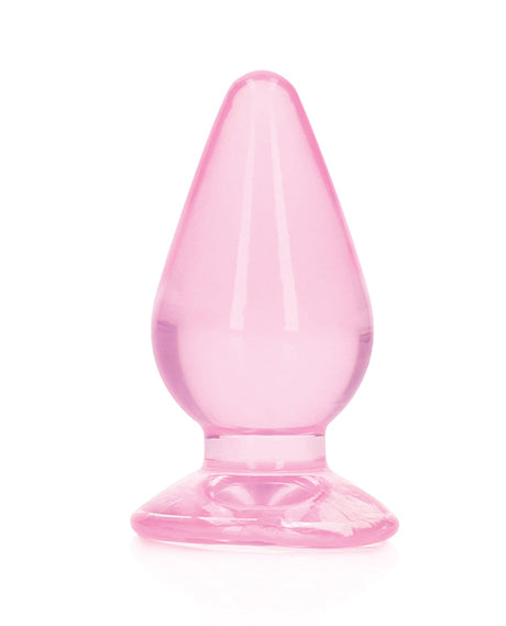 RealRock Crystal Clear Anal Plus 4.5in - Pink