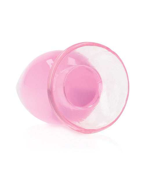 RealRock Crystal Clear Anal Plus 4.5in - Pink