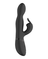 Vive Niva 360 Degrees Rechargeable Silicone Rotating G-Spot Rabbit Vibrator - Black