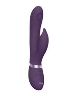 Vive Aimi Rechargeable Silicone Pulse Wave and Vibrating G-Spot Rabbit - Purple