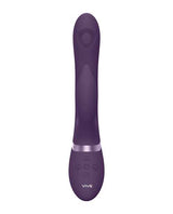 Vive Aimi Rechargeable Silicone Pulse Wave and Vibrating G-Spot Rabbit - Purple