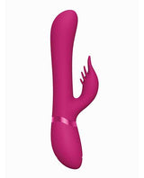 Vive Chou Rechargeable Silicone G-Spot Rabbit and Clitoral Stimulator - Pink