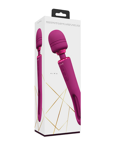 Shots Vive Kiku Double Ended Wand & G-Spot Stimulator - Pink