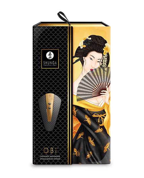 Shunga Obi Intimate Massager - Black