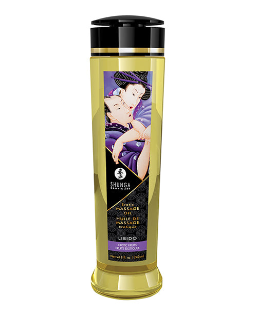 Shunga Erotic Massage Oil - 8 oz Libido/Exotic Fruits