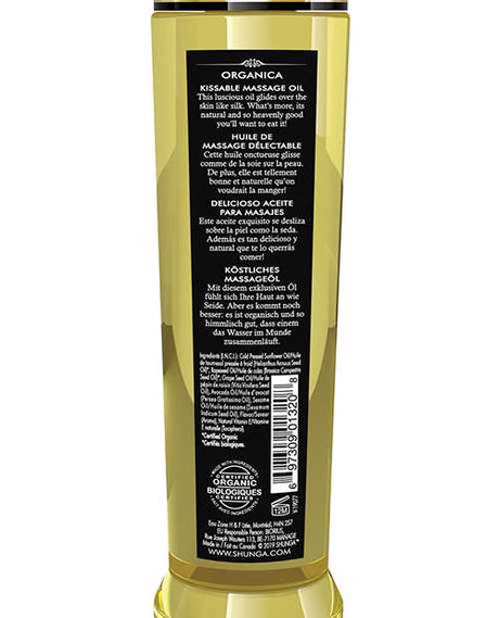 Shunga Organica Kissable Massage Oil - 8 oz Maple Delight