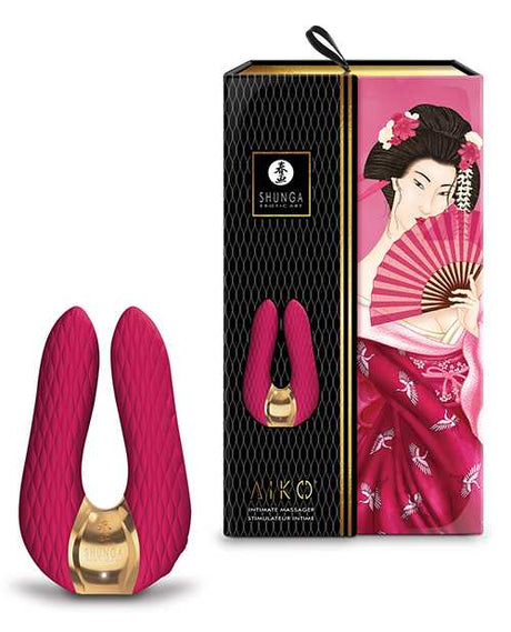 Shunga Aiko Intimate Massager - Raspberry